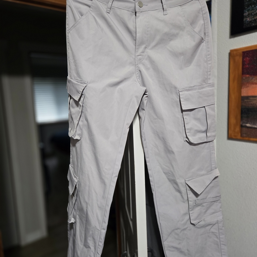 Gray Cargo Pants
